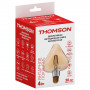 Лампа светодиодная филаментная Thomson E27 4W 1800K сердце прозрачная TH-B2189