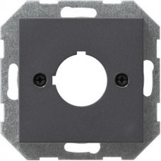 Лицевая панель Gira System 55 для крепления устройств диаметром 22,5 мм антрацит 027228