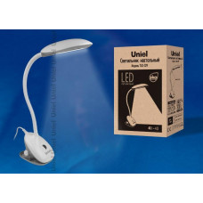 Настольная лампа (UL-00000804) Uniel TLD-529 Grey-White/LED/400Lm/4500K