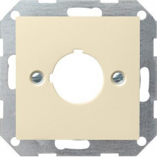Лицевая панель Gira System 55 для крепления устройств диаметром 22,5 мм кремовый глянцевый 027201