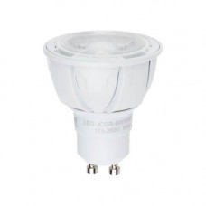 Лампа светодиодная диммируемая (08701) Uniel GU10 6W 3000K JCDR матовая LED-JCDR-6W/WW/GU10/FR/DIM/38D