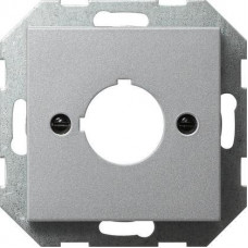 Лицевая панель Gira System 55 для крепления устройств диаметром 22,5 мм алюминий 027226