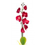 Декоративный цветок с LED подсветкой Feron PL307 Орхидея в вазе, малиновый
