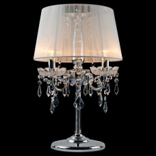 Настольная лампа декоративная Eurosvet 2045 2045/3T хром/белый настольная лампа