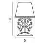 Настольная лампа декоративная Aiola 785910