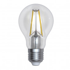 Лампа светодиодная филаментная диммируемая Uniel E27 10W 4000K прозрачная LED-A60-10W/4000K/E27/CL/DIM GLA01TR UL-00005182