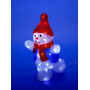 Фигурка светодиодная «Снеговик-2» 34x22см Uniel ULD-M2234-040/STA 11030